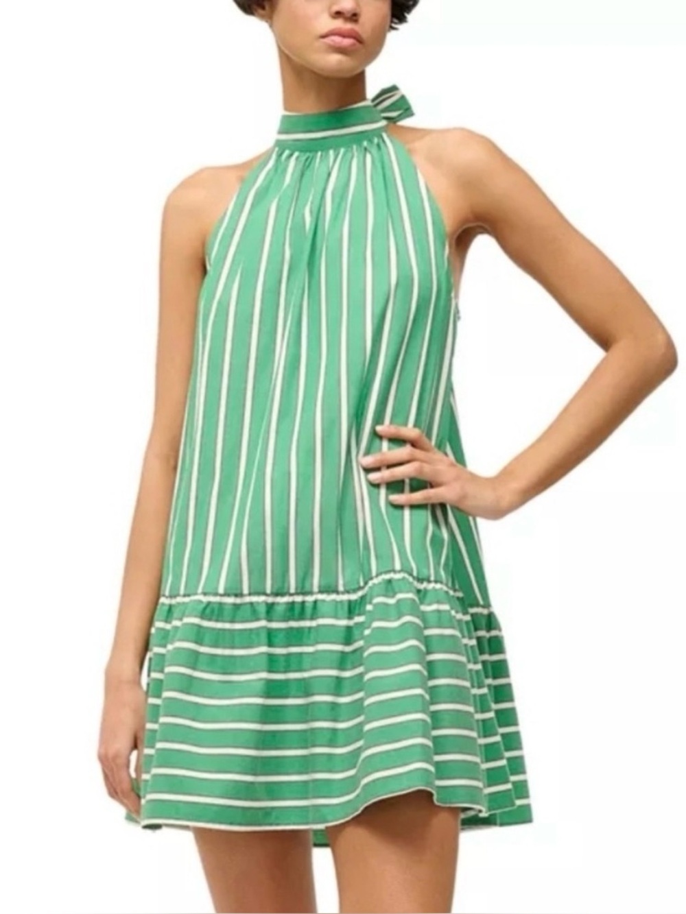Staud Marlowe Bow Dress